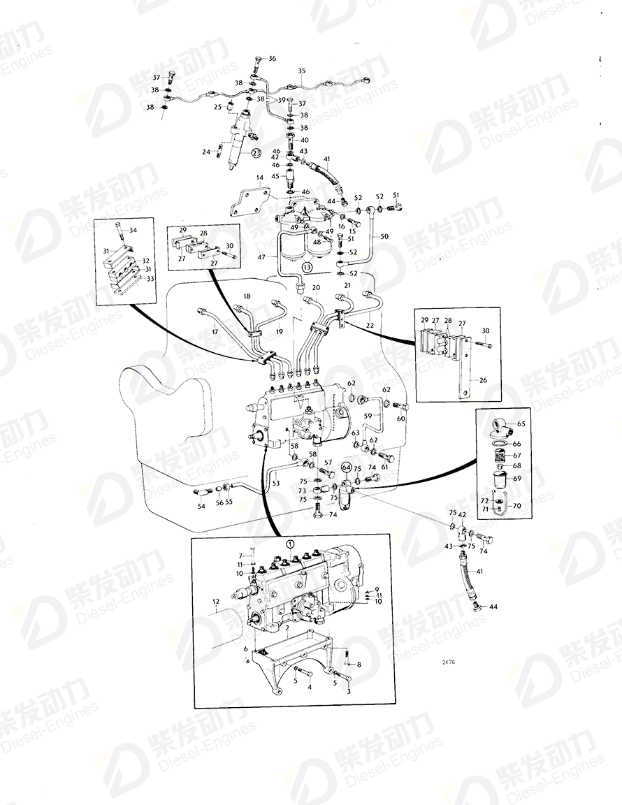 volvo penta Stud 942256 Drawing volvo penta Stud 942256 Drawing